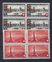 1942 Pro Patria Viererblocks postfrisch   15957