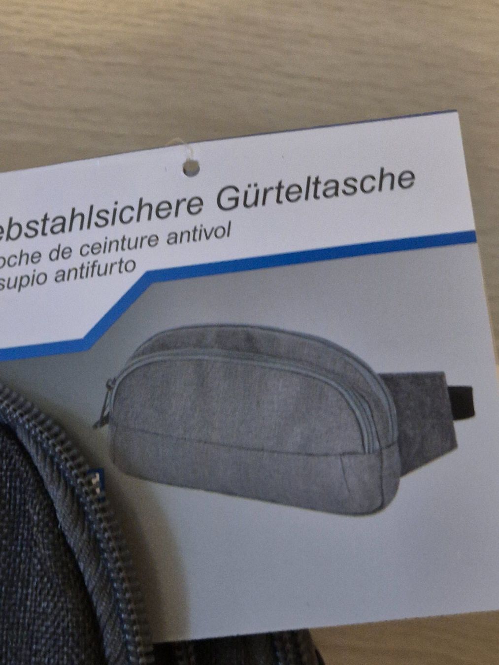 Borse: Diebstahlsichere Gürteltasche neu – Nuovo e nell'imballaggio originale da Fraubrunnen venduto da schlafenKuh 1