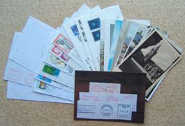 LOT DEUTSCHLAND BRIEFE / FDC / ATM / AK