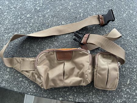 BOGNER Bauchtasche Beige Damen Herren Gürteltasche guter Zus