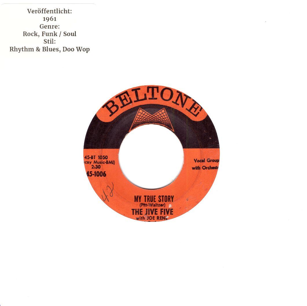 Dischi in vinile: THE JIVE FIVE – Usato da Bassersdorf venduto da house-of-vinyl