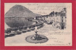 Lugano - Plazza d. Fontana - 1901