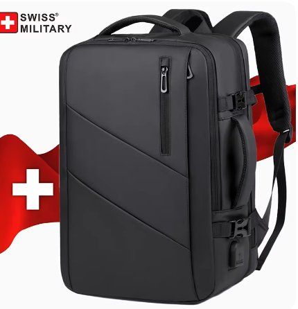 Militär Laptop Rucksack Männer 17" USB-Schule Reisetasche