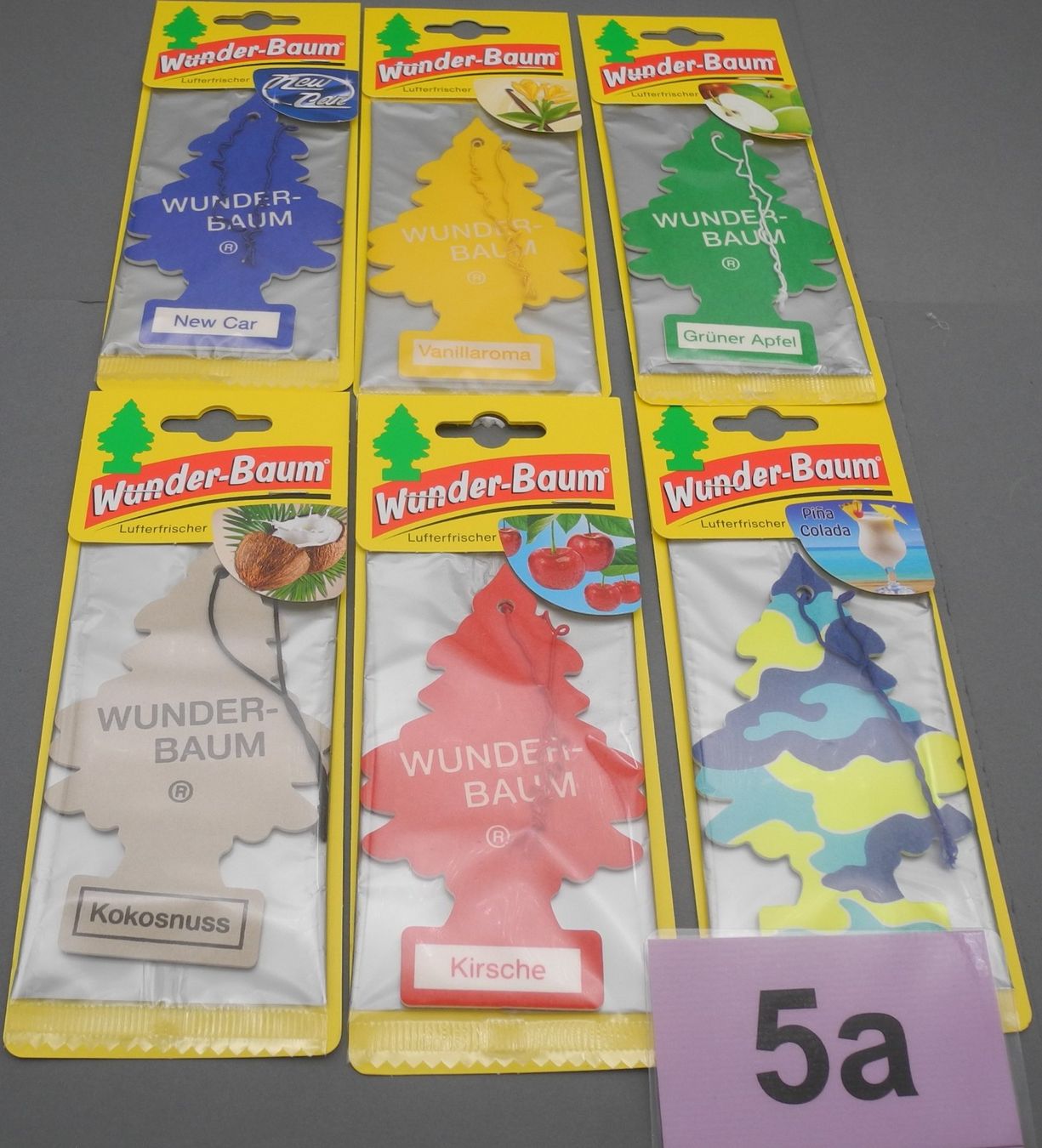 Spray per ambienti: 6 Stk. Wunder-Baum Lufterfrischer, div. Düfte, Nr. 5a – Nuovo e nell'imballaggio originale da Kottwil venduto da Crazyrolf
