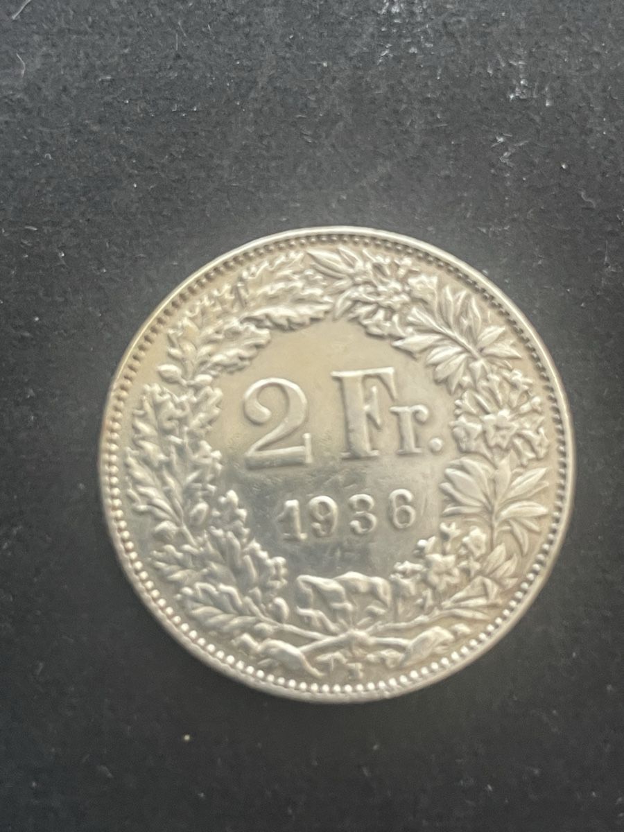 Toutes les monnaies: 2.- Silber CH Jahr 1936 – D'occasion à Meierskappel par Hala03 1