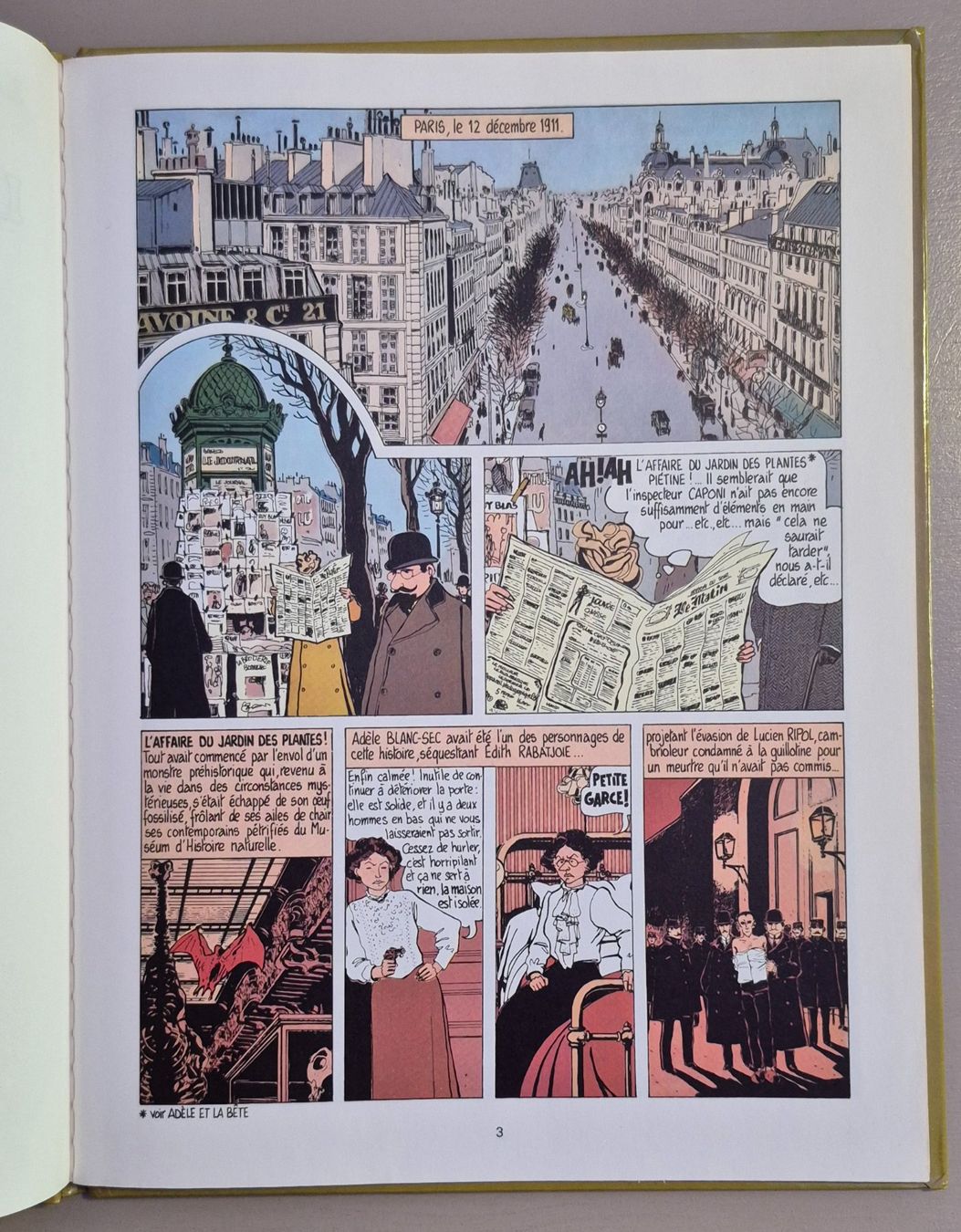 Fumetti: Adèle Blanc-Sec 2 - Le Démon de la Tour Eiffel – Nuovo (secondo la descrizione) da Grand-Lancy venduto da loi_599y 4