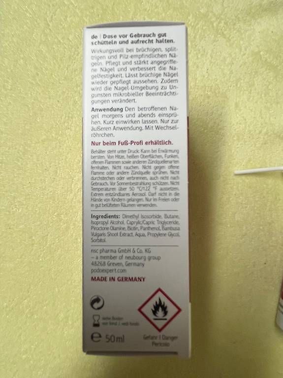 Pédicure: Nagelpilz Spray – Neuf avec emballage d'origine à Nottwil par Frontal 2