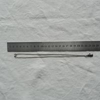 Silberkette mit Hundanhänger, oxidiert