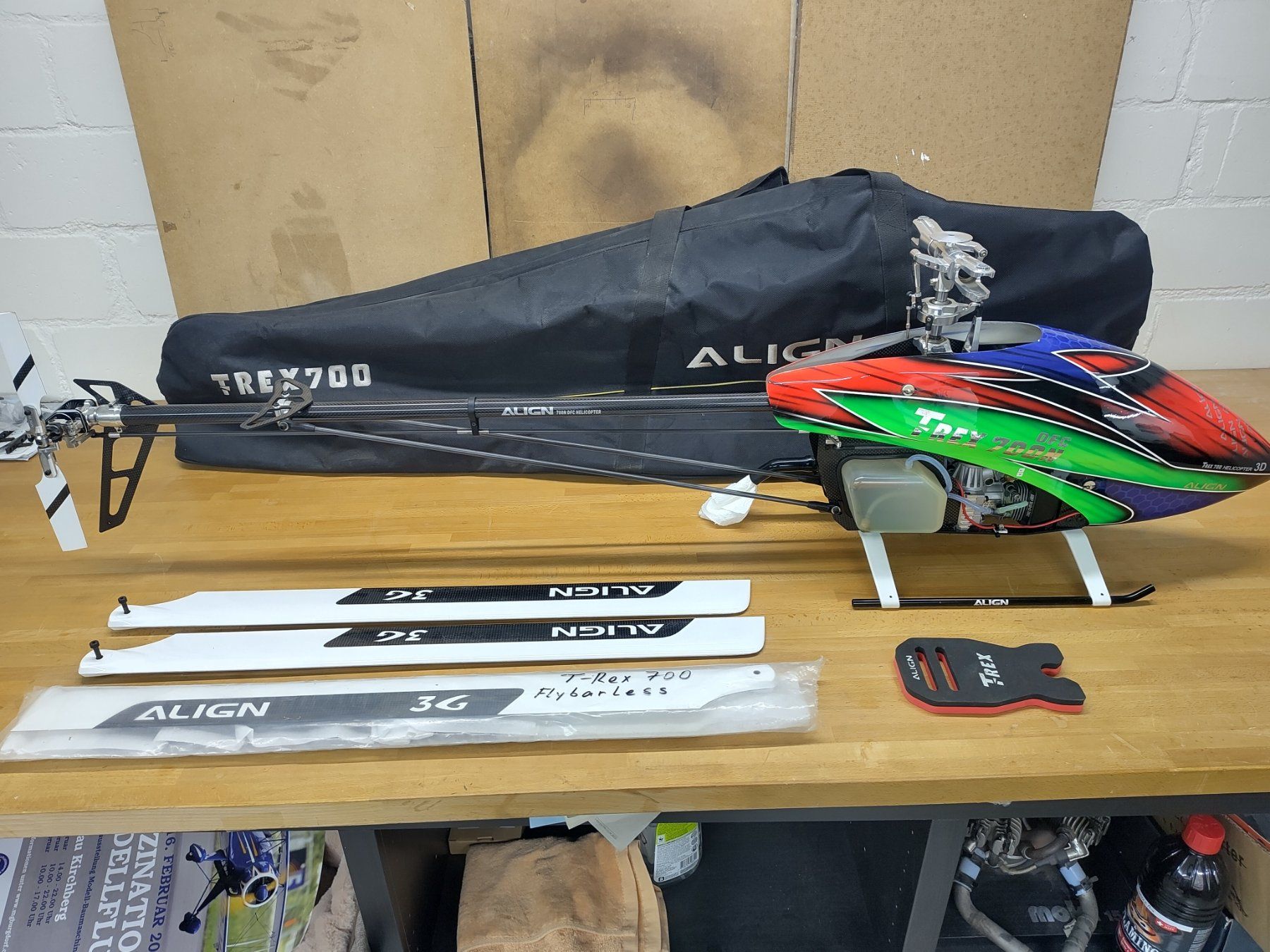 RC Kits de montage: T-Rex 700N DFC Top Komponenten – D'occasion à Kirchberg BE par stegge