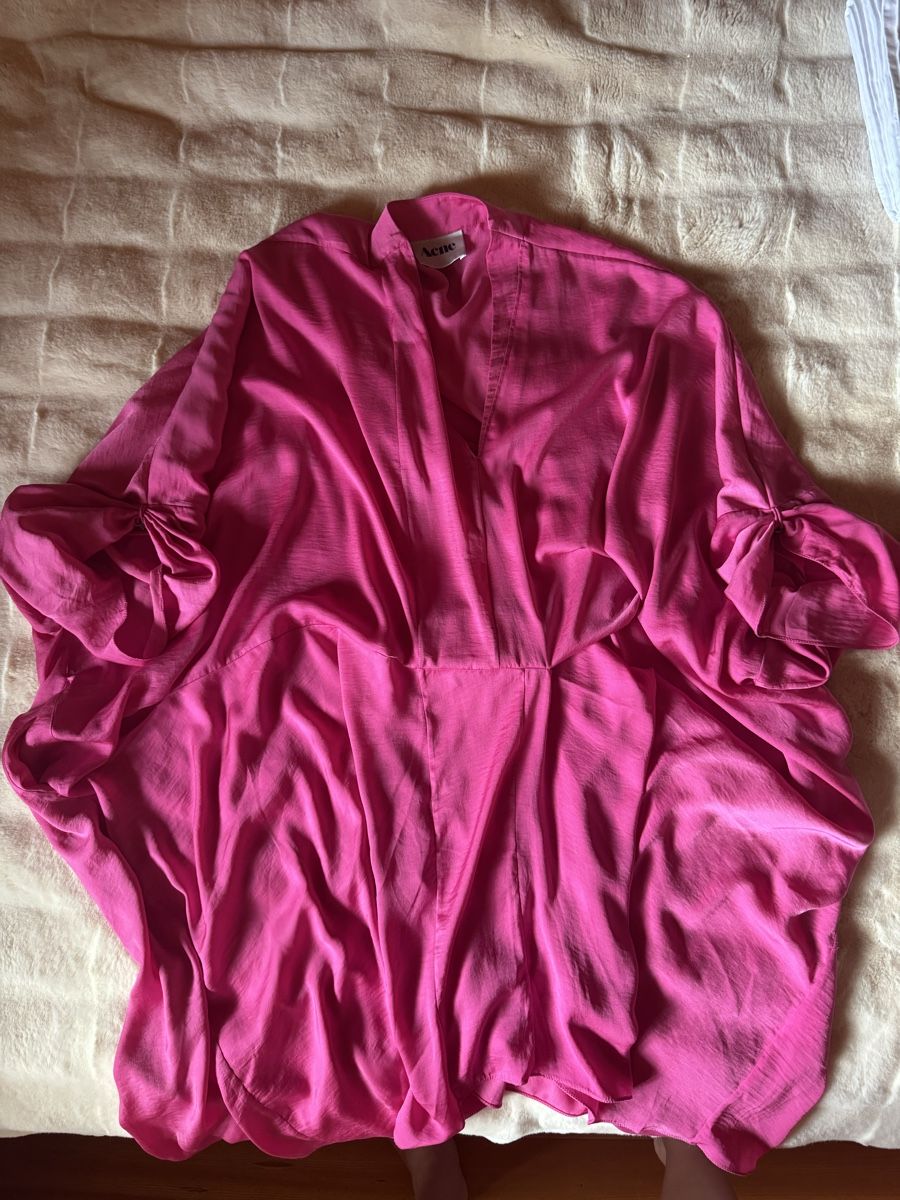 Tuniken: Acne Studios Pink Tunic Top, Flowy Summer Style! Size S – Gebraucht aus Grund b. Gstaad von ReLuxe