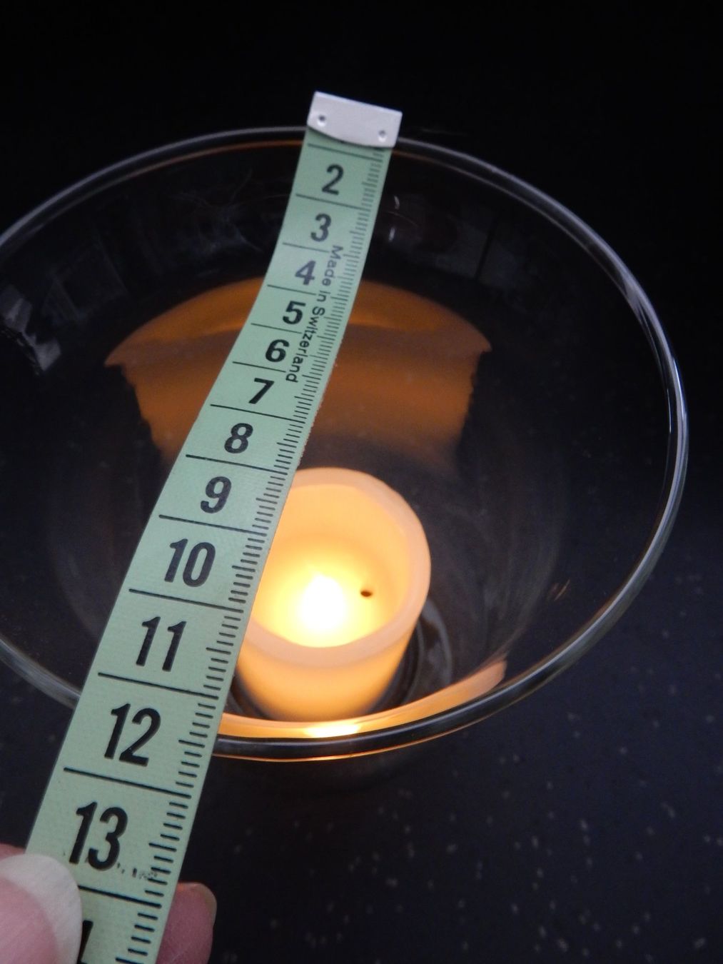 Portacandele: klassisches Windlicht Glasbehälter 15cm Kerzenständer – Usato da Jona venduto da simongarden 3