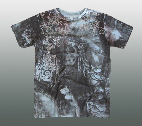 T-shirt: AFFLICTION  T-SHIRT Gr. L NEU – Nuovo (secondo la descrizione) da Zürich venduto da noo_6672