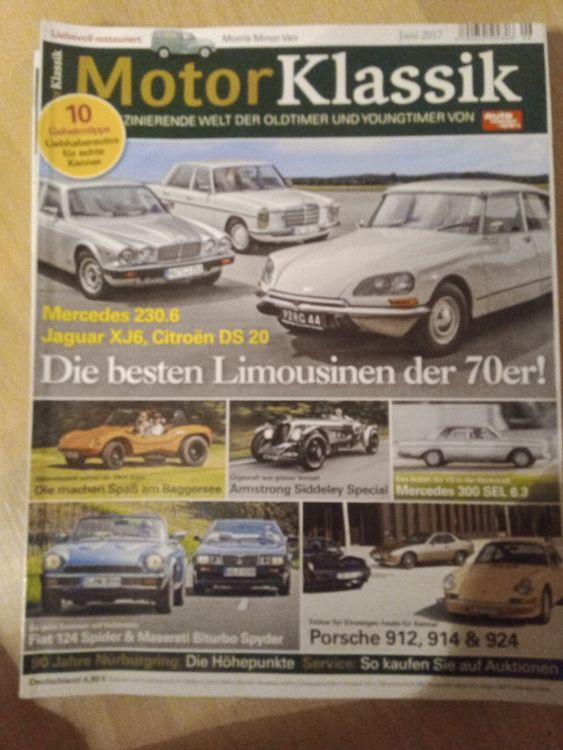 Beste Limo der 70 Jahre Mercedes 230.6 Jaguar XJ Citroen DS