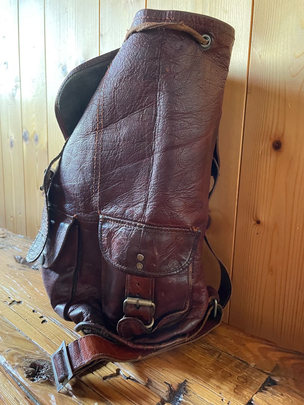Zaini: GUSTI LEDER Rucksack aus Ziegenleder – Usato da St. Peterzell venduto da andrea2012 3