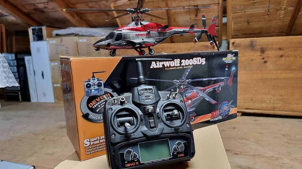 Modellismo RC: AIRWOLF 200SD5 – Usato da Unterengstringen venduto da Baldyman 2
