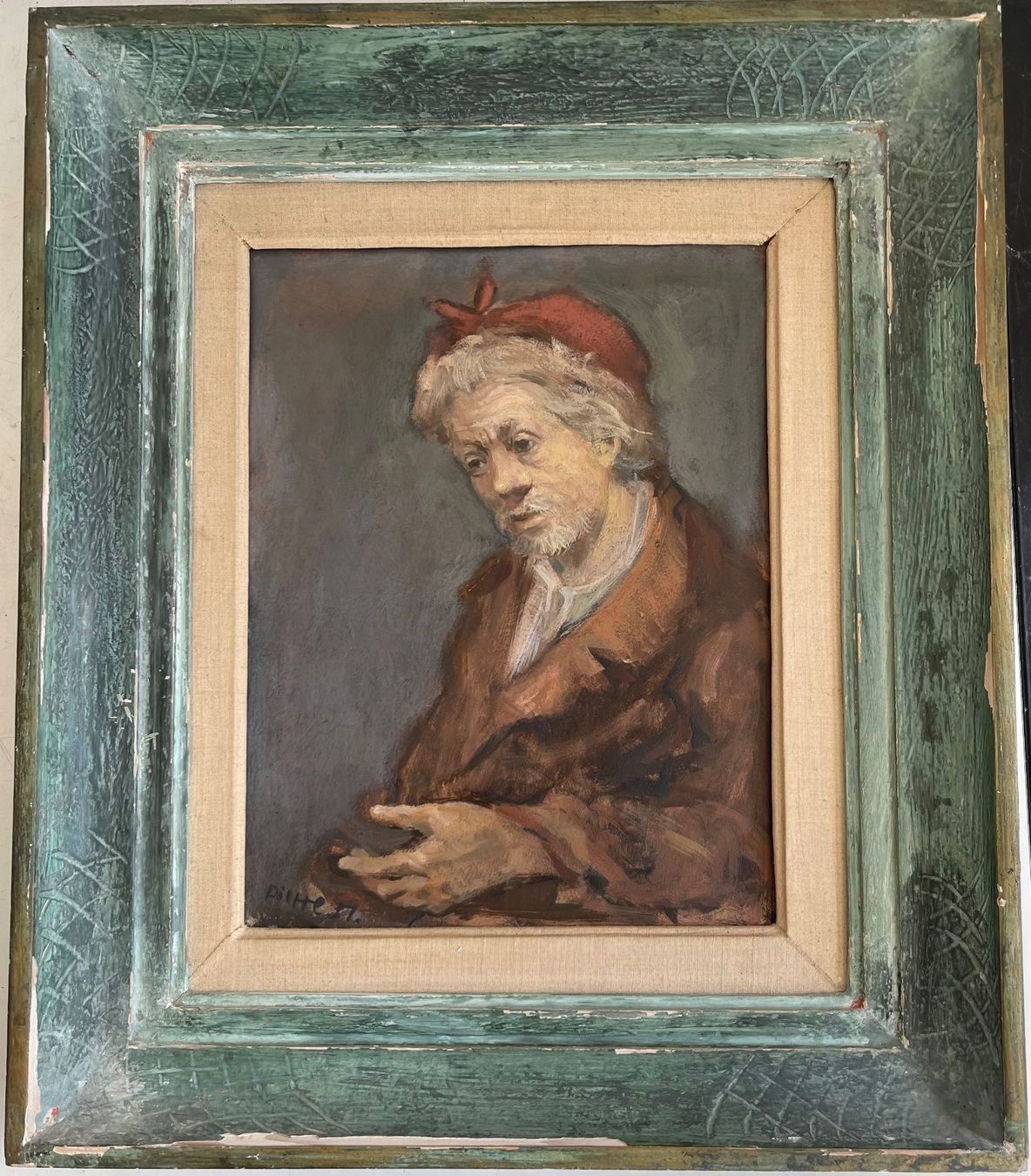 Dipinti: Potrait Gemälde von Piltte – Usato da Müllheim Dorf venduto da Othmar73