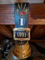 Kuhglocke mit Lederriemen Ehrengabe 1991 VZG Oberkulm