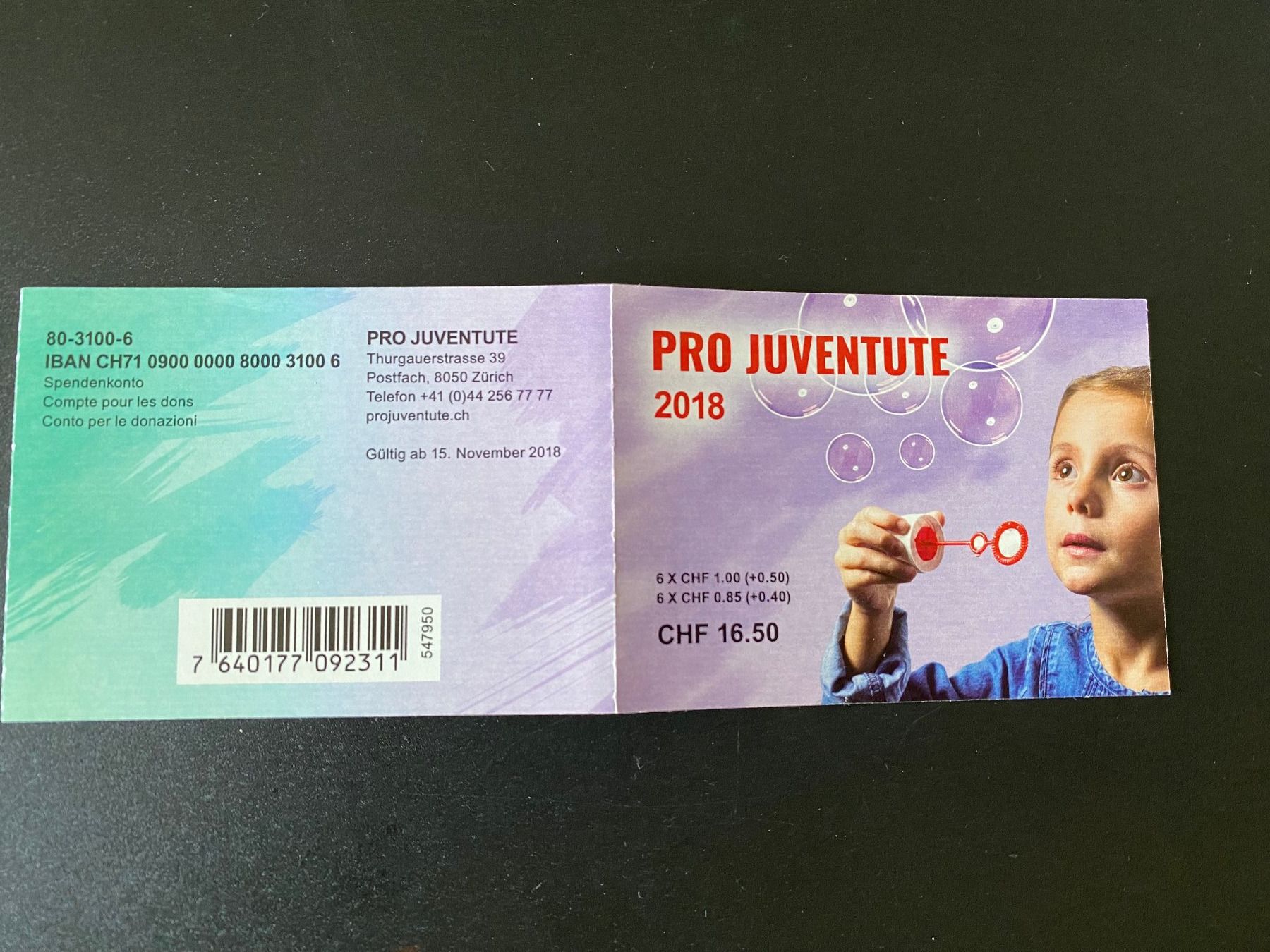 Tutti i francobolli: Markenheft 2018  ** Pro Juventute No 67  postfrisch – Nuovo (secondo la descrizione) da Niederrohrdorf venduto da leni29