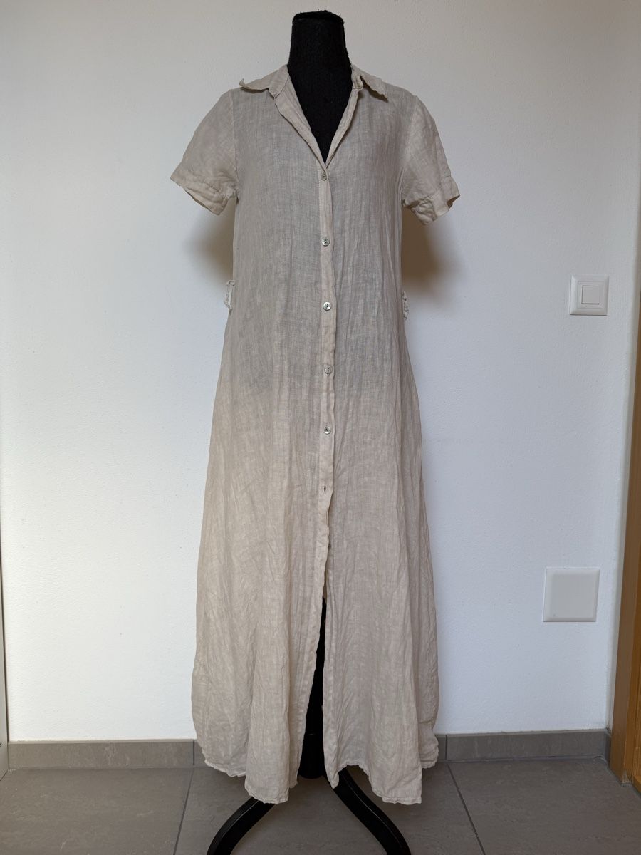 Kleider: Blusenkleid / Blusenmantel aus Leinen – Neu (gemäss Beschreibung) aus Sigriswil von ck56 2