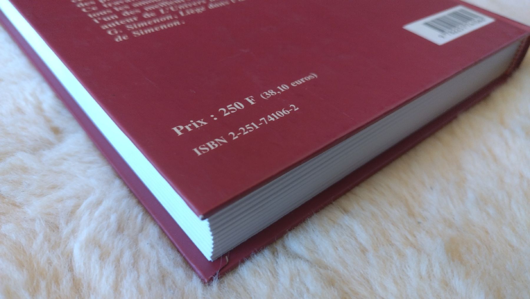 Bücher: Paris Chez Simenon: Bibliothèque Simenon, I - 2000 EBL – Gebraucht aus Farvagny-le-Grand von LaCaverne 3