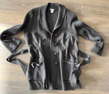 wunderschöne Strickjacke mit Merino, L