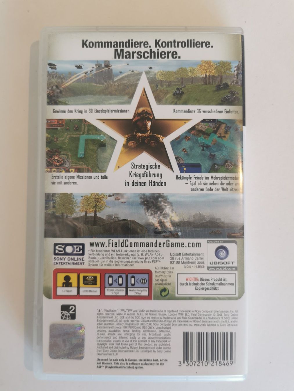 Spiele: PSP - Field Commander – Gebraucht aus Lenzburg von eyworld 2