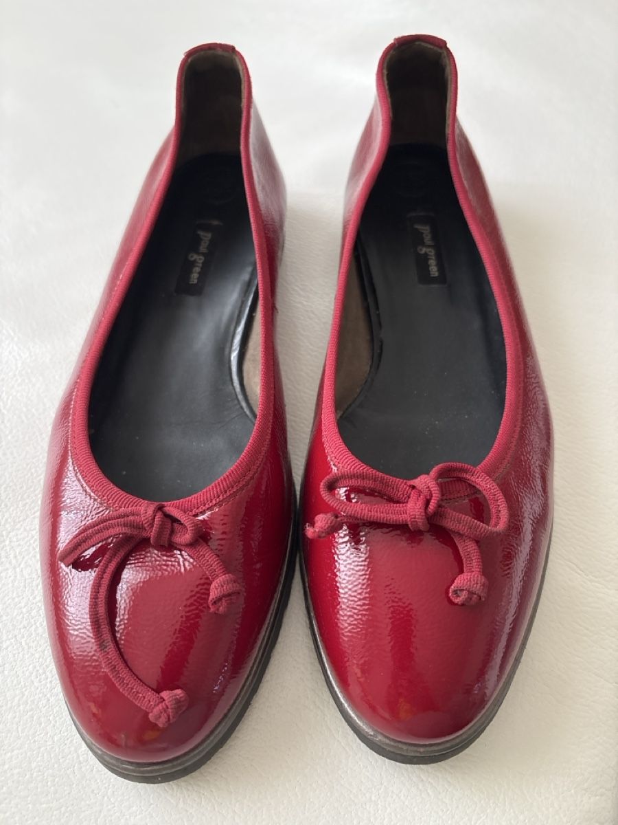 Paul Green Scarpe da donna: Paul Green Ballerinas, rot! – Usato da Zofingen venduto da MasterPCI