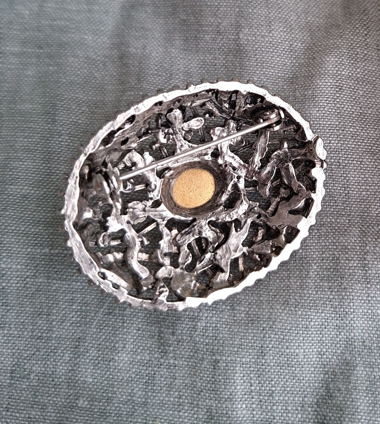 Spille & Fermagli: Broche Vintage Vert Émeraude Bohème – Nuovo (secondo la descrizione) da Lutry venduto da Sim_Sta 3