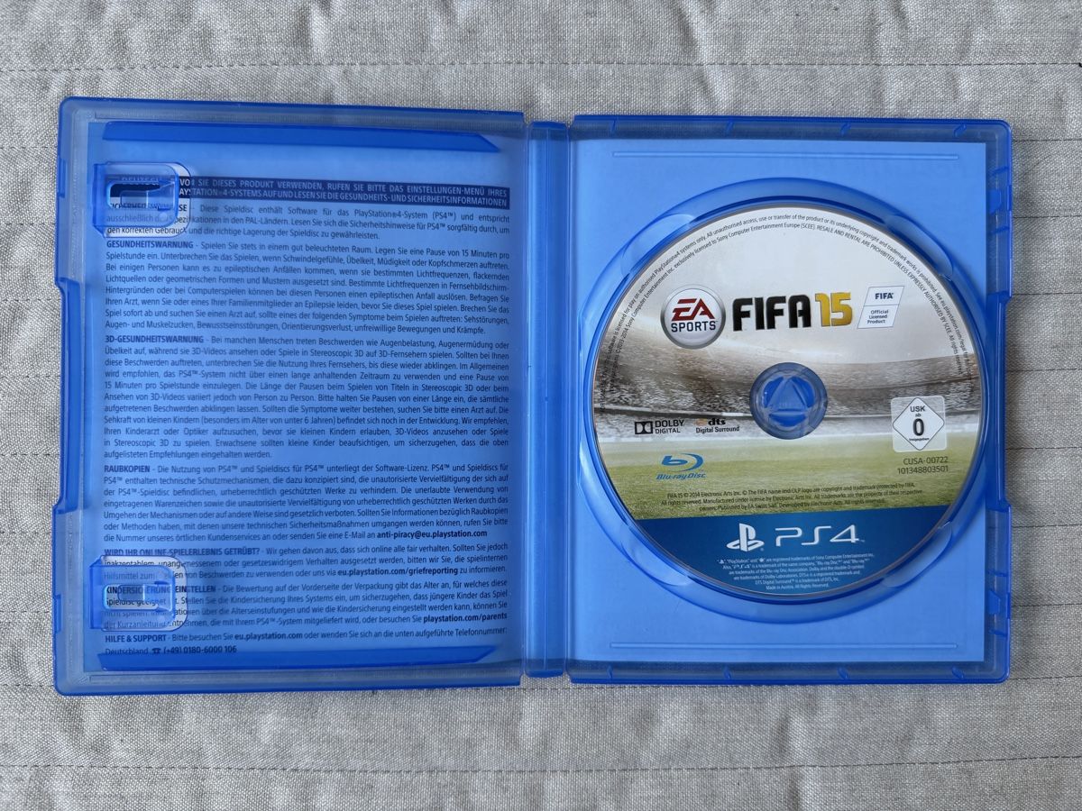 Sony Giochi: FIFA 15 für PS4 – Usato da Thunstetten venduto da Virus_33 1