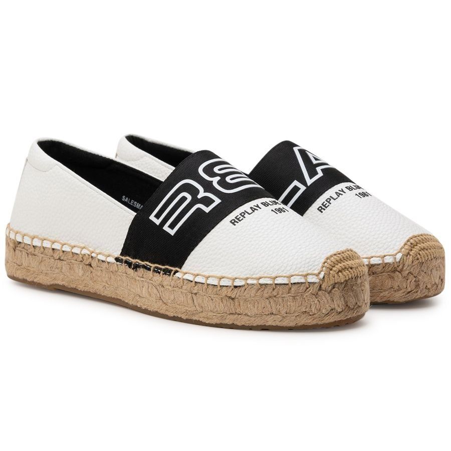 Replay Scarpe da donna: Replay Nash Rep 2 Espadrilles White Femmes Taille 36 – Nuovo e nell'imballaggio originale da Orbe venduto da D-stockFactory-Orbe