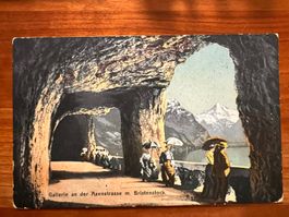 Postkarte Gallerie Axenstrasse ca. 1900 ungelaufen (P485)