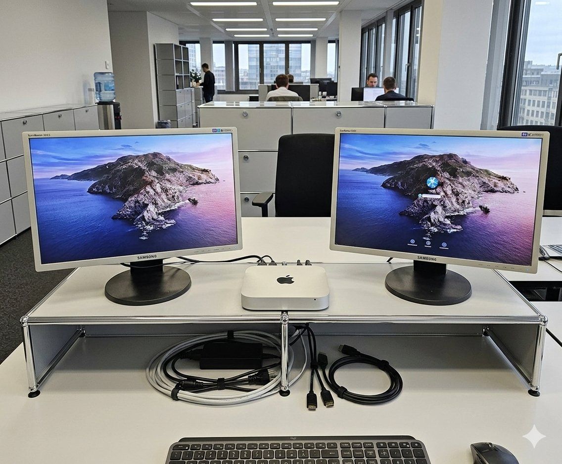 PC: Computer Mac Mini / 2 Monitore & Tastatur – Usato da Zug venduto da jst_q2s2 1