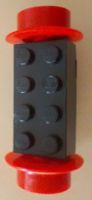 Lego Eisenbahn Achse 2x4 schwarz Speichen Rad 4180c04 23mm