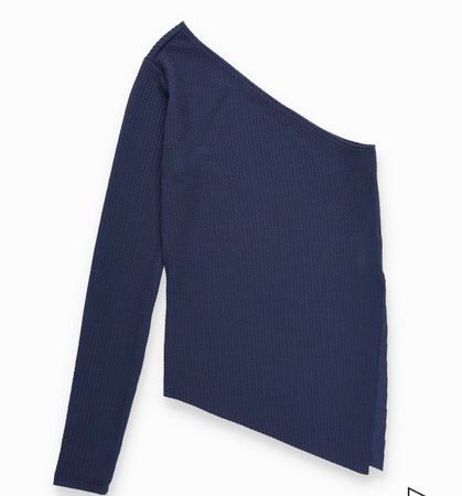 Asymmetrisches blaues Oherteil blau s neu
