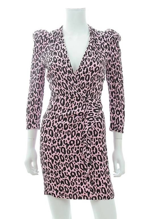 Maje Vestiti: MAJE pink leopard summer dress – Usato da Castagnola venduto da Car2X2N 3