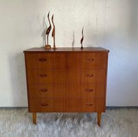 Commode teck/Teak Kommode scandinave 1960s. Danemark/Suède