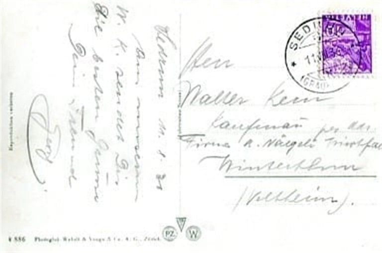 Ansichtskarten: Sedrun – Gebraucht aus Ottikon b.Kemptth. von Neptun1974 1