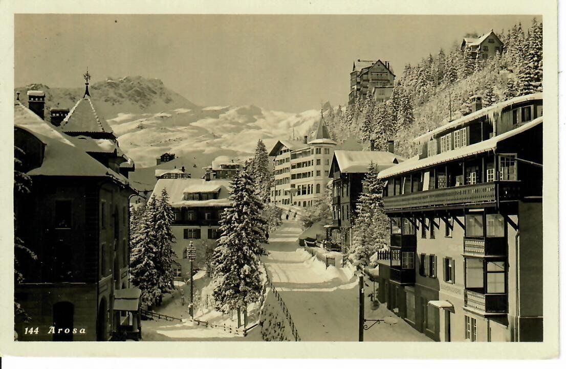 Ansichtskarten: Arosa  1930 – Gebraucht aus Hochdorf von Ziegel-16