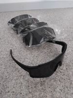 Sportbrillen Set Schwarz, UV Schutz, für Sommer Sport 5er...