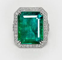 💚 EXKLUSIVER NATÜRLICHER SMARAGDRING – 20,78 CT – IGI