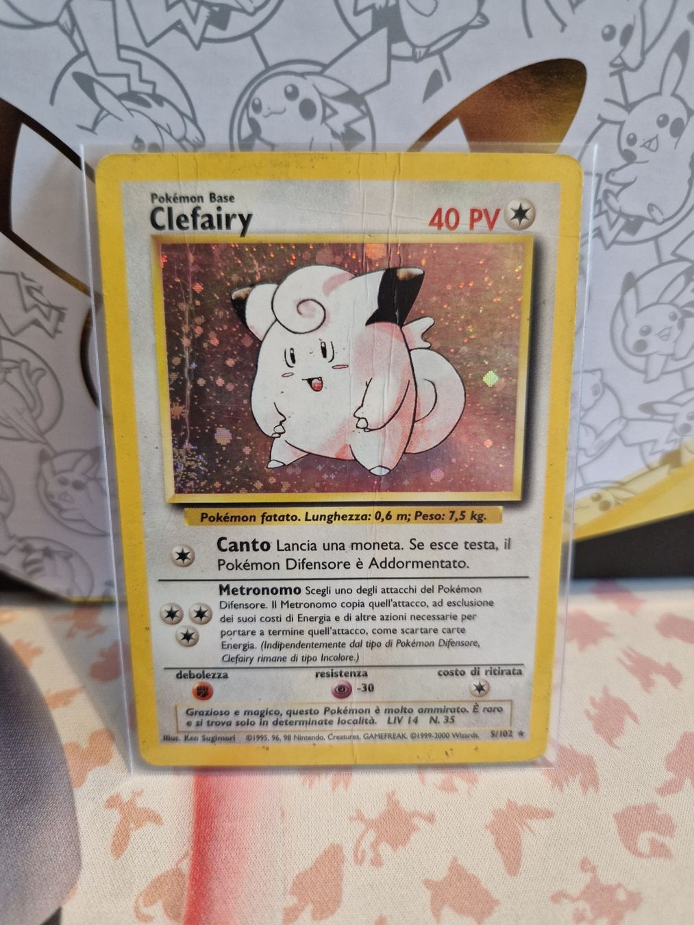Pokémon Cartes à collectionner: Clefairy, base set, IT – Défectueux à Wangen b. Olten par shlem