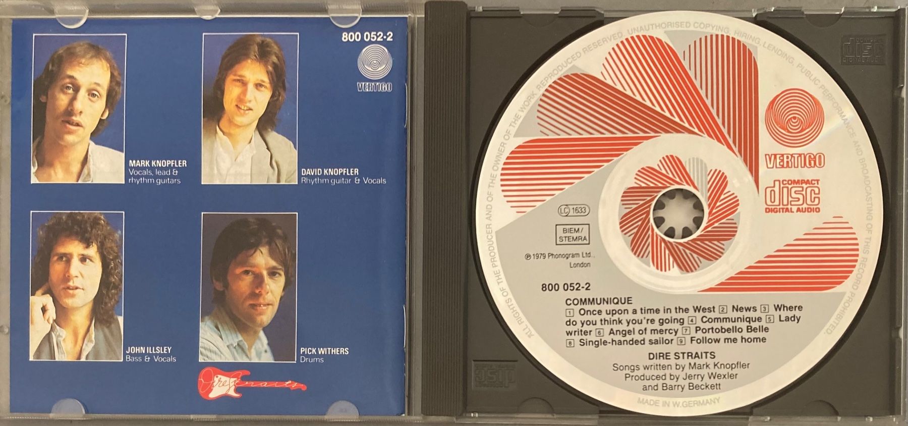 CDs: DIRE STRAITS - COMMUNIQUE – D'occasion à Poliez-Pittet par Newtown-Records 2