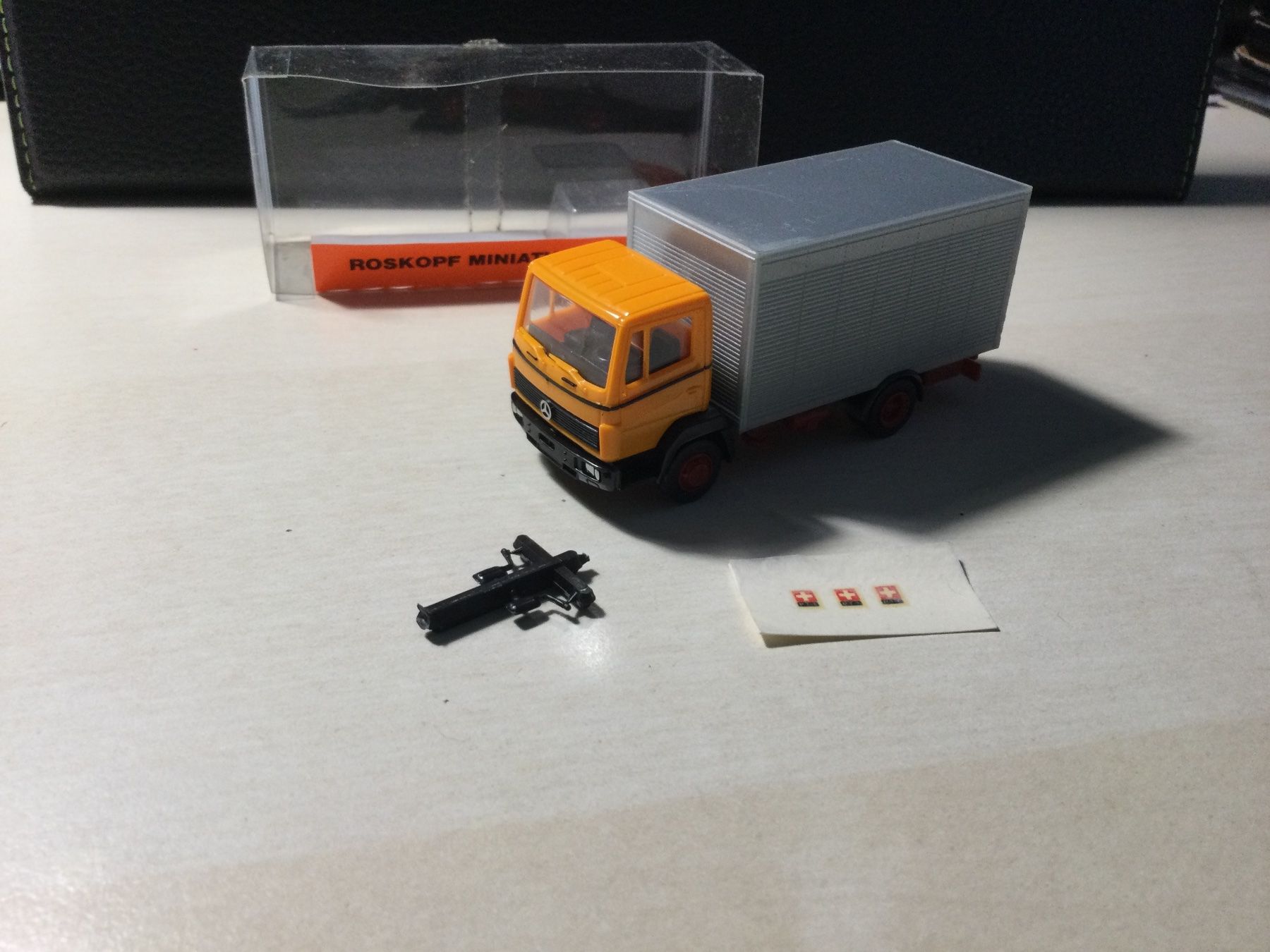 Roskopf Modellautos: Roskopf Mercedes LKW PTT – Neu und originalverpackt aus Mezzovico von Herbie53