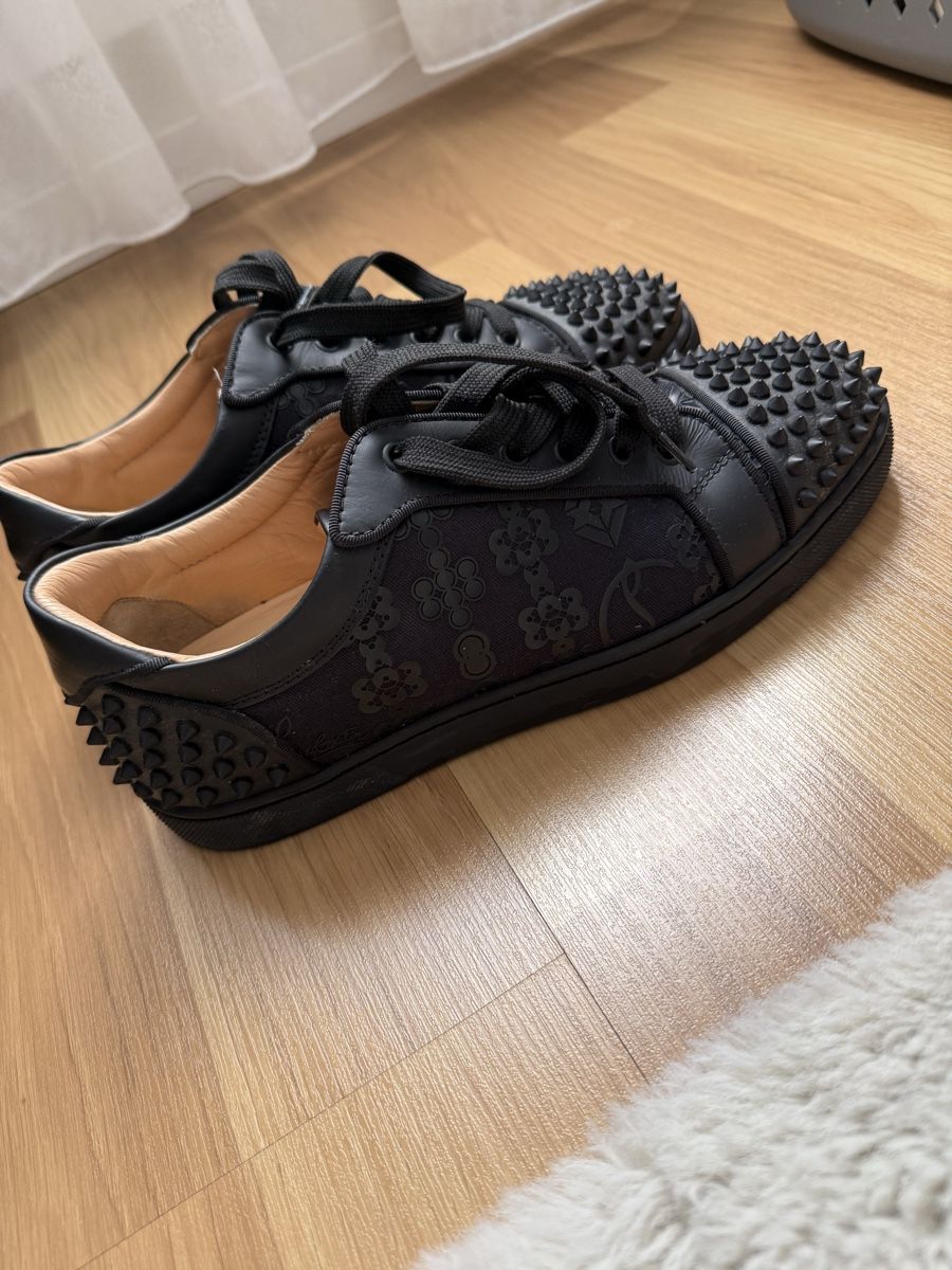 Christian Louboutin Scarpe da uomo: Louboutin Sneaker Gr. 42 Schwarz Herren – Usato da Steinhausen venduto da kri_q9nz 2