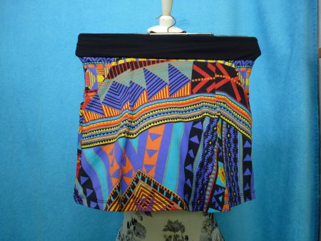 SCHWIMM ROCK MIT BEINEN DEHNBARER BUND BUNTE FARBEN GR M