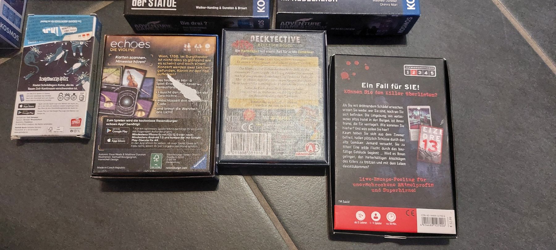 Giochi: Riesen Escape/Rätselspiele Set, gratis Versand – Usato da Dozwil venduto da strubiottca 5