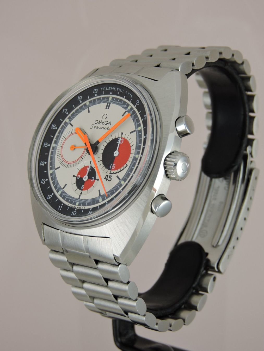 Omega Orologi: 1970 Omega Seamaster Soccer Timer 145.020 - Telemeter Bezel – Usato da Bern venduto da Vintage-Oyster 1