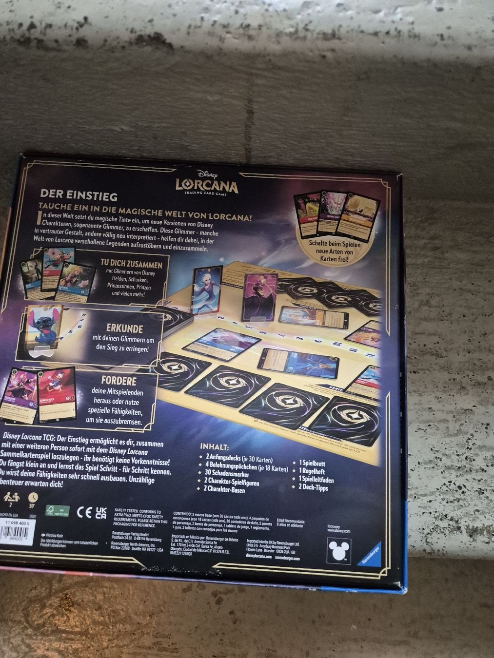 Disney Giochi: Disney Lorcana - Der Einstieg - Trading Card Game – Nuovo (secondo la descrizione) da Windisch venduto da Europapark18 1