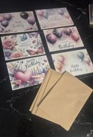 Biglietti d'auguri compleanno con buste 6 pezzi