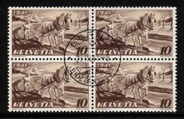 1941 Nationales Anbauwerk Nr.252 mit ET-ʘ "21.III.41"